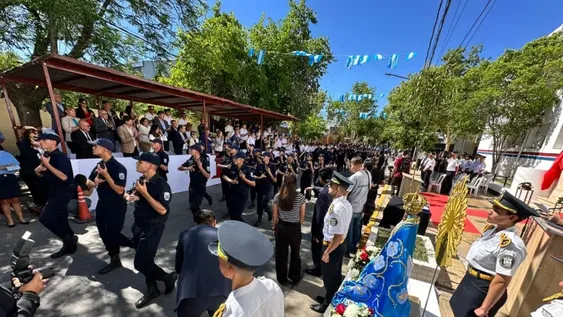 La Policía de San Juan celebró su 156to aniversario con un desfile que contó con la presencia de los familiares del personal policial.