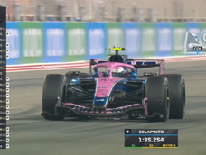 Franco Colapinto logró el primer tiempo de Alpine en la jornada. Franco Colapinto logró el primer tiempo de Alpine en la jornada.