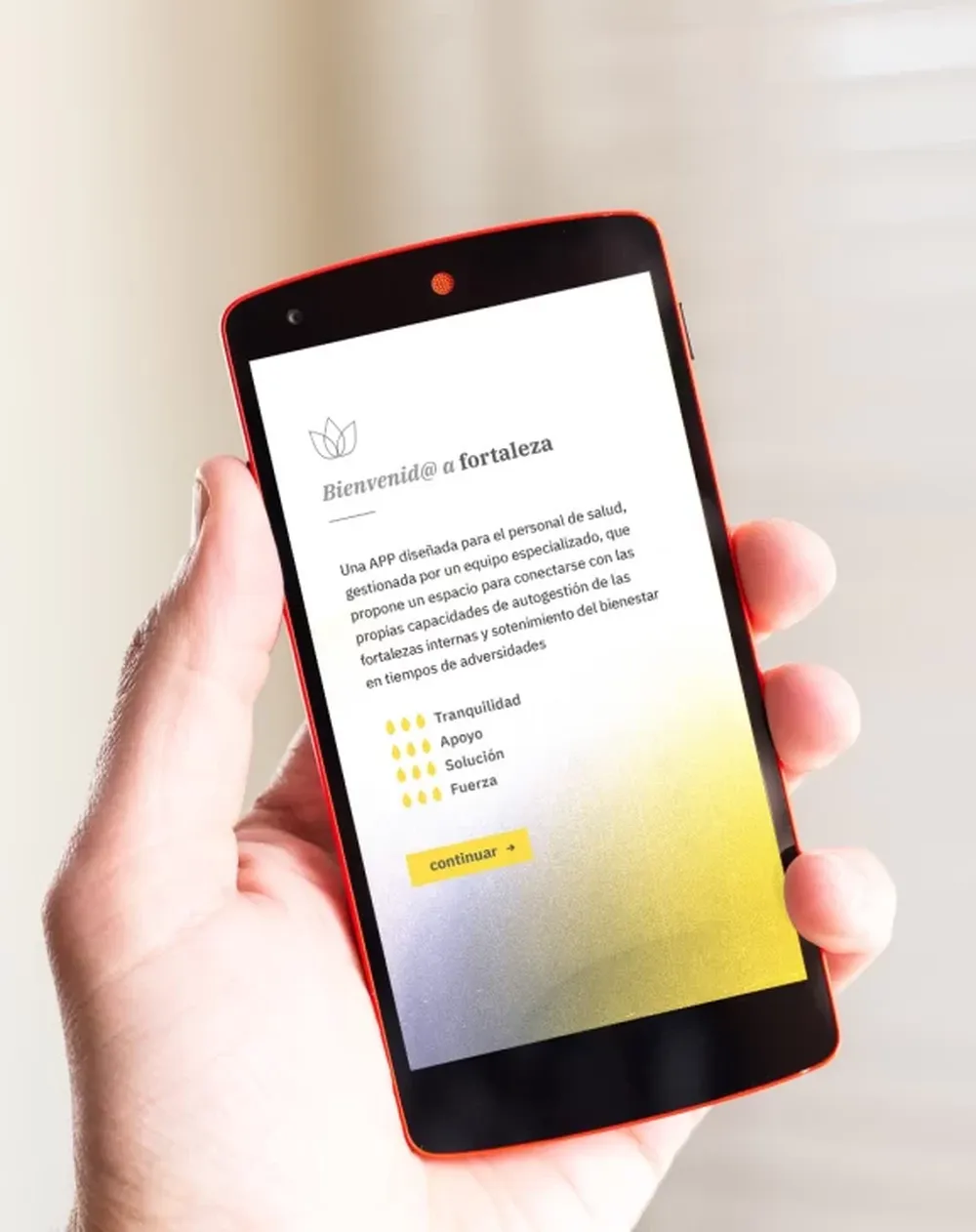 Una app para contener a los trabajadores de la salud
