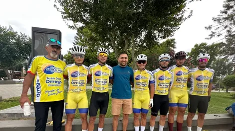 Josué Moyano, el puntano que volvió a disfrutar del ciclismo en la tierra donde la pasión se respira