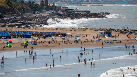 Playa argentina. Imagen ilustrativa.