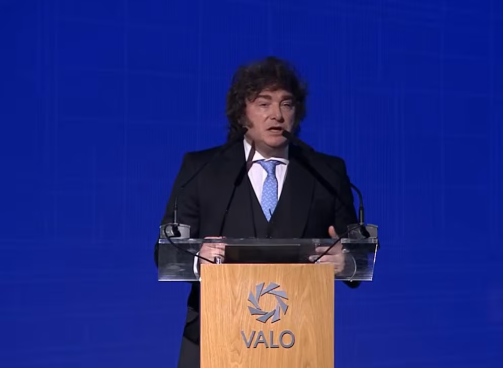 Milei en el Malba.