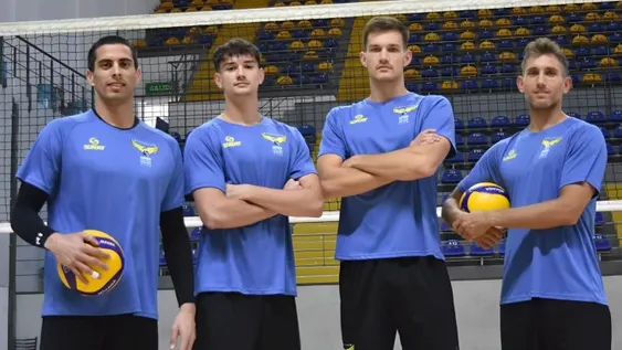 De izquierda a derecha: Villarruel, Gómez, Meier y Toro.