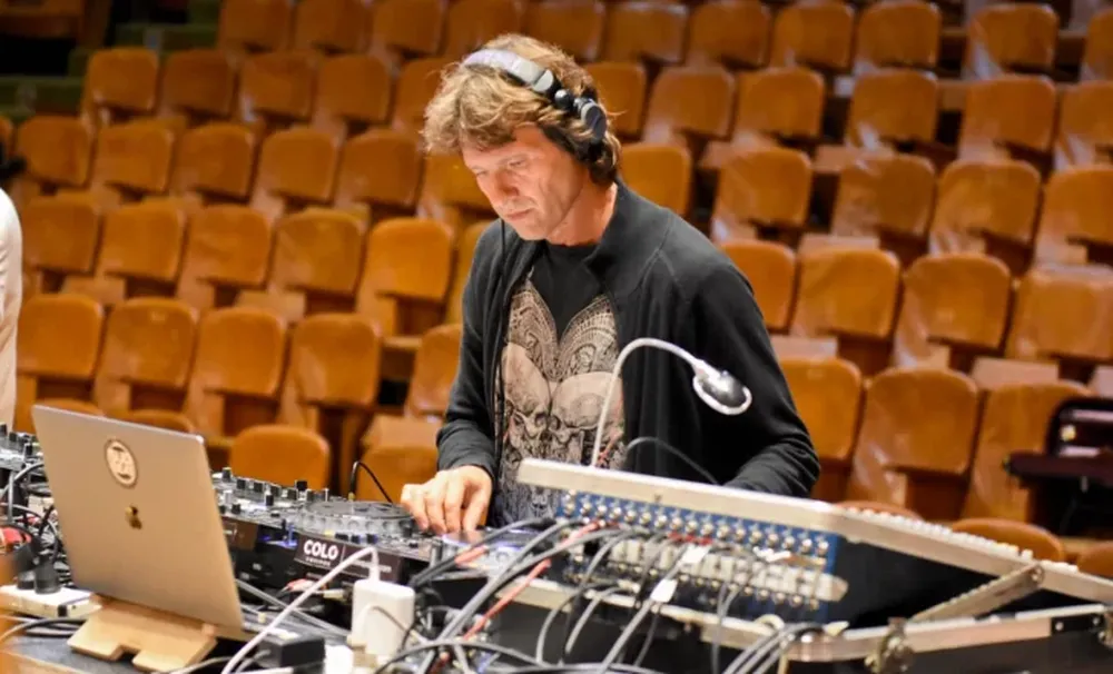 [FOTOS] Hernán Cattáneo y la Sinfónica tuvieron su primer contacto con el Bicentenario