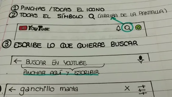 Hizo un tutorial escrito a mano para que su abuela pueda usar Internet