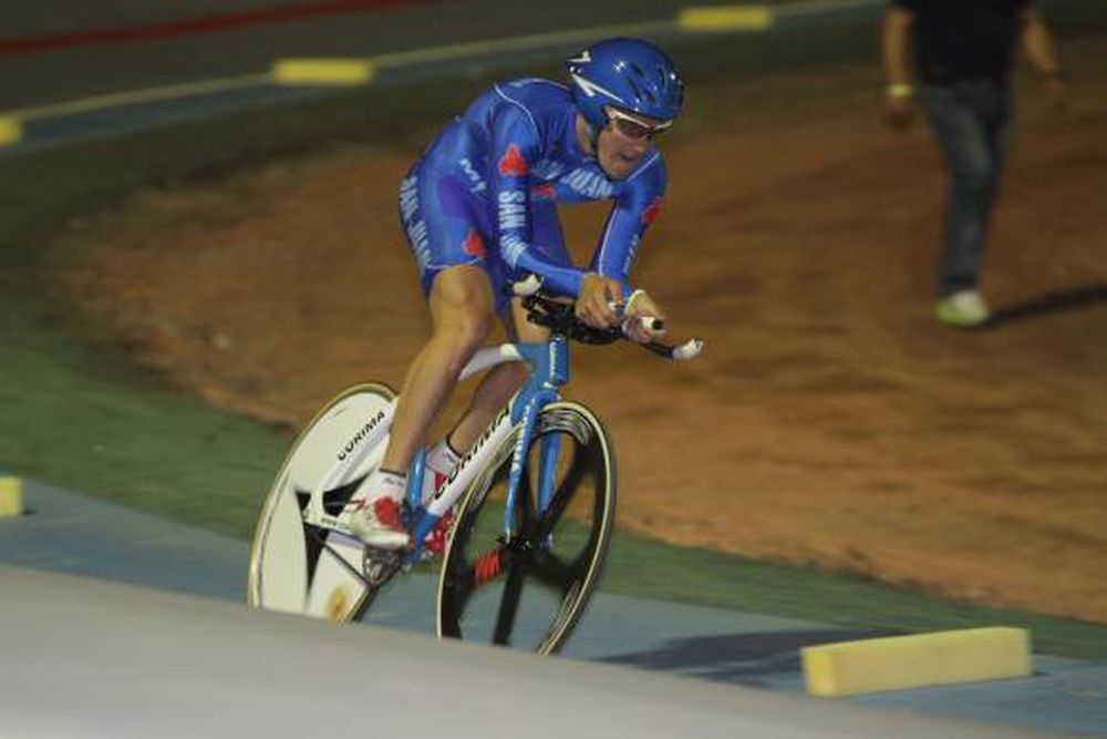 Bam Bam Fernández logró la medalla de oro en Kilómetro
