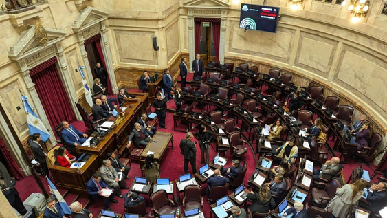 No hubo quórum en el Senado y se levantó la sesión.Agencia NA (DANIEL VIDES)