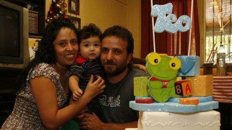 Teo cumple un año y lo celebra con 2 fiestas