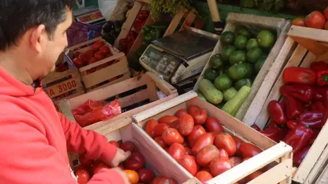 Diario de Cuyo | OFERTA. En las verdulerías hay productos de verano y de invierno a la vez, lo que ayudó a que los precios se mantengan o en algunos casos bajen para que puedan venderlos.