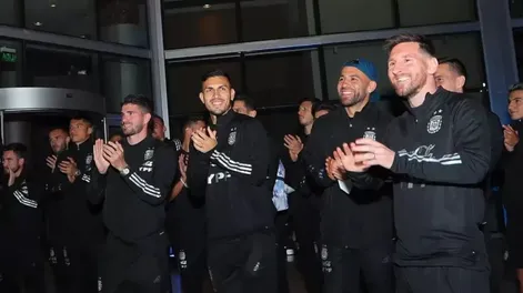 Con Messi a la cabeza, la Selección ya descansa en San Juan a la espera del clásico en el Bicentenario