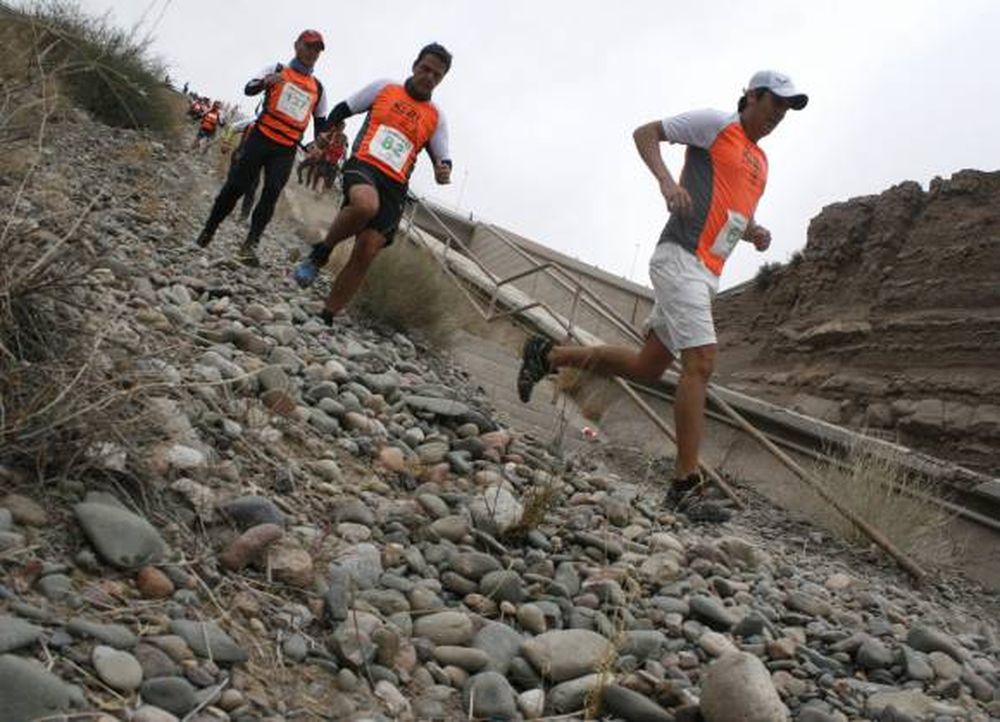 Una maratón entre  los cerros de Ullum