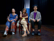 Tres estrenos de teatro se verán el próximo fin de semana, en el festival sanjuanino. Uno de ellos, la comedia OVNI (Foto Daniel Arias)