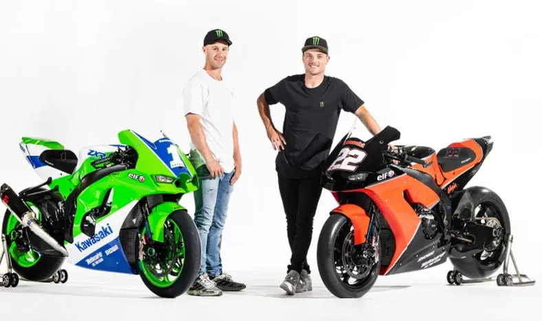 Un carenado especial para el dúo KRT para conmemorar el 125º aniversario de Kawasaki