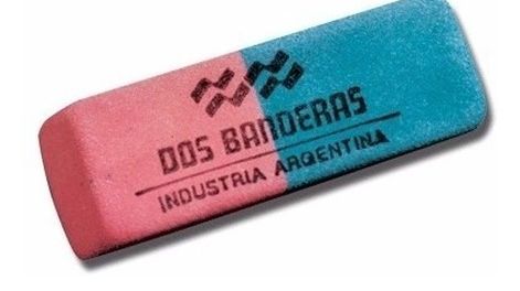 La parte azul de la goma no es para borrar la tinta: para qué sirve
