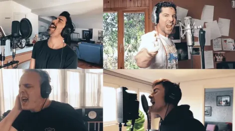Cantantes españoles se unieron para entonar “Resistiré”