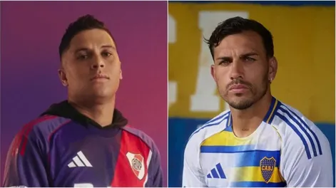 Boca y River presentaron sus nuevas camisetas: las reacciones de los fanáticos