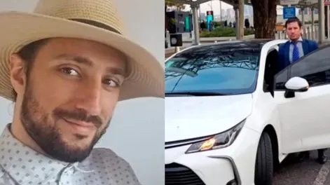 Pablo Laurta, detenido como sospechoso del doble femicidio en Córdoba. Martín Palacios, el chofer que lo llevó a Entre Ríos, cuyo cuerpo apareció desmembrado.