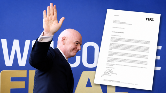 Gianni Infantino envió sus felicitaciones a Claudio Tapia y reconoció la campaña realizada por la Selección argentina en el Mundial 2026.