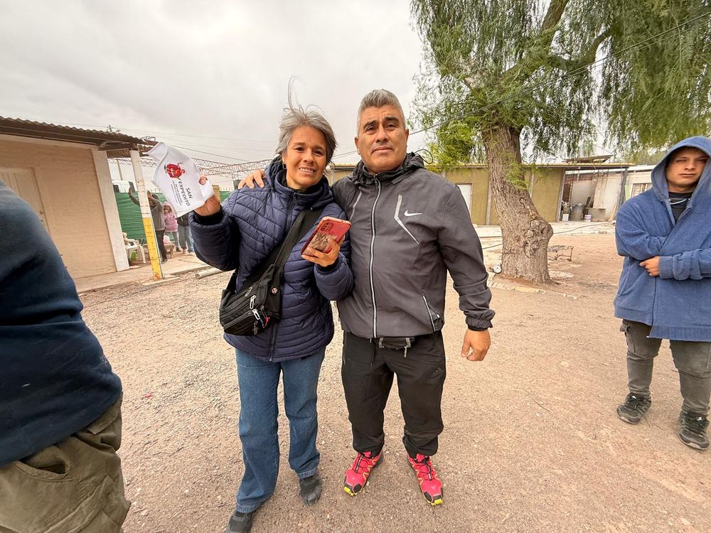 Mónica Domínguez y su marido son de Córdoba y hace 12 años que participan de las Patronales de San Expedito en Bermejo.