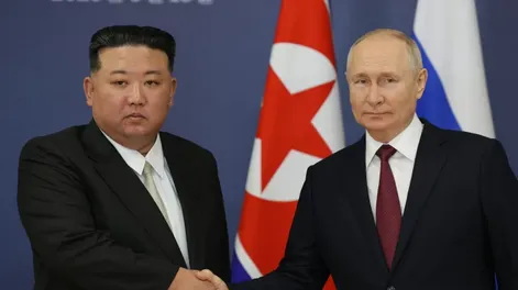 Kim Jong-un prometió a Putin ayuda “contra el imperialismo” y auguró una “gran victoria” en Ucrania