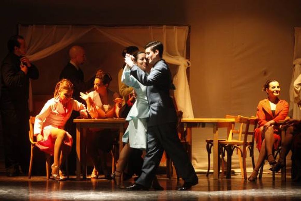 El tango floreció en las tablas