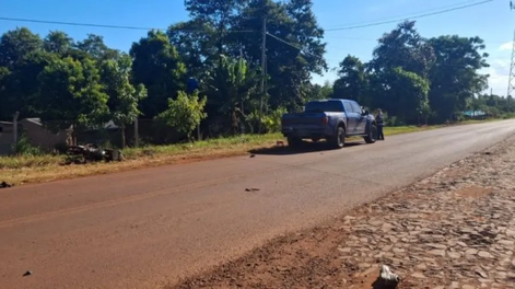 El lugar donde ocurrió la tragedia vial