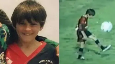 Apareció un video inédito de Lionel Messi con 9 años haciendo jueguitos en la cancha de Newell’s