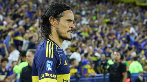 Edinson Cavani se perderá un mes por tratamiento lumbar y Boca busca alternativas en ataque