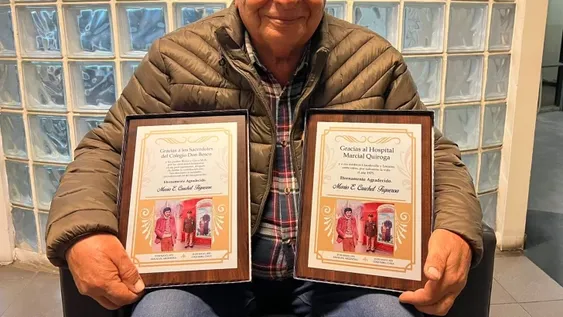 Un chileno que “resucitó” en San Juan volvió 50 años después para agradecer