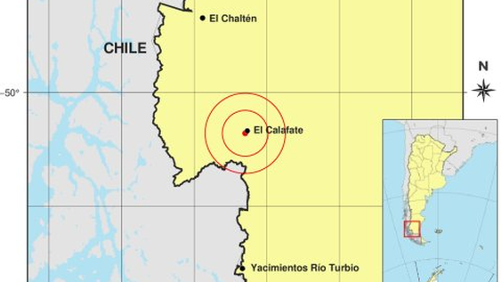 Un sismo de magnitud 2.4 se sintió en El Calafate y zonas cercana
