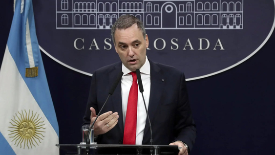Manuel Adorni, jefe de Gabinete.