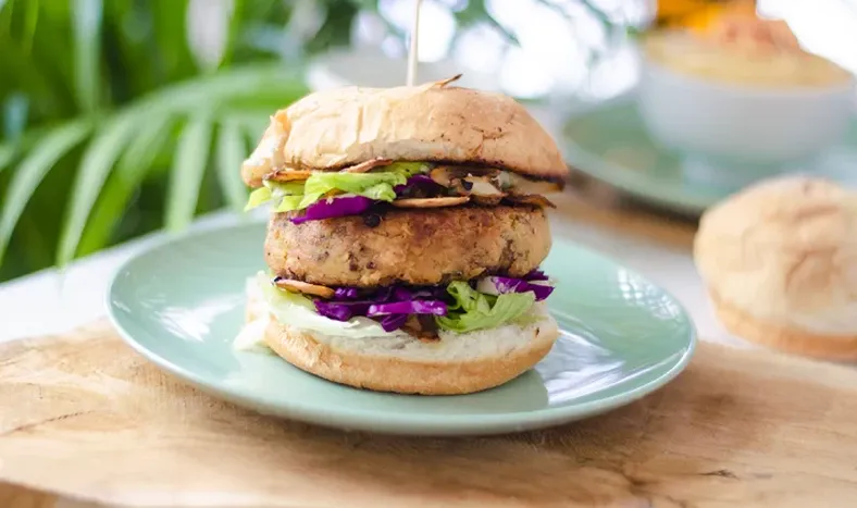 Hamburguesas de garbanzos, una opción saludable