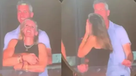 Lo sorprendieron con su amante en el show de Coldplay y realizó un insólito descargo