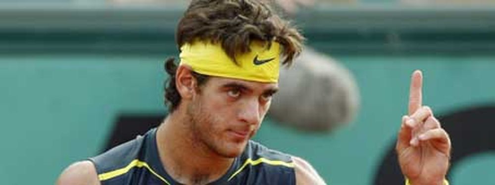 Del Potro apabulló a Robredo y está en semis