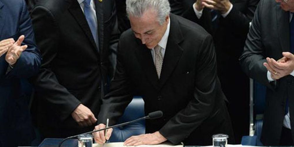 Michel Temer se convirtió en presidente de pleno derecho de Brasil tras la caída de Dilma Rousseff