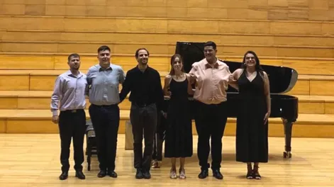 Diario de Cuyo | LOS JÓVENES DEL ENSAMBLE ofrecerán un concierto de obras de compositores románticos y argentinos, desde Chopin, Brahms, a Guastavino y Piazzolla, siempre con el piano como protagonista. 