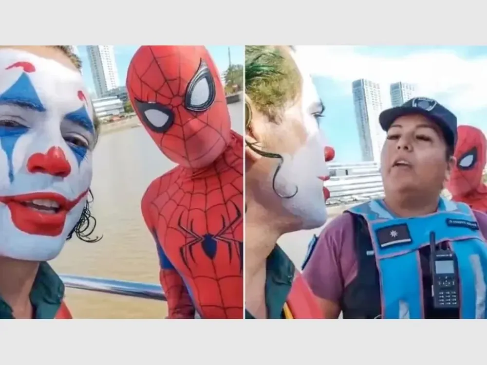 La pelea entre el Hombre Araña y el Guasón en la vida real que requirió intervención policial