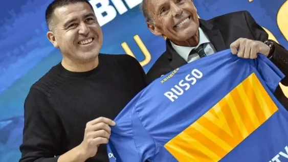 Russo fue presentado como nuevo DT de Boca