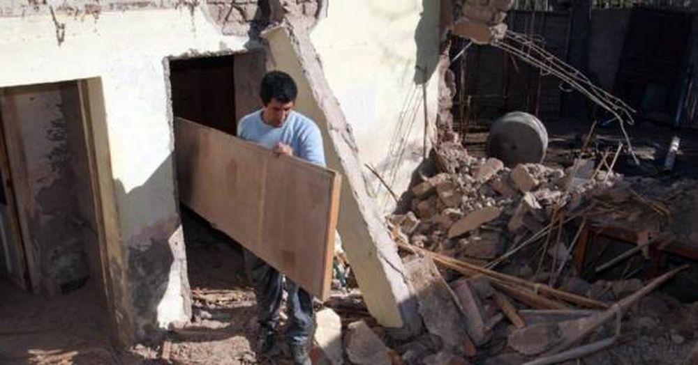 Mendoza sufrió por el sismo