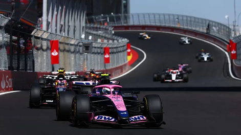 Colapinto ganó dos puestos en la largada del GP de España de la F1. (Clive Mason/Getty Images)