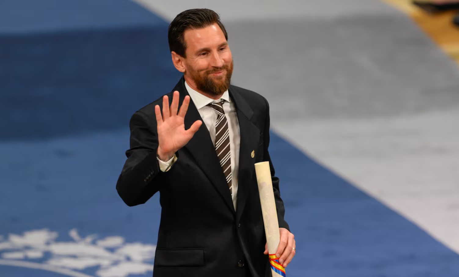 Lionel Messi recibió un importante premio en Oviedo, España.