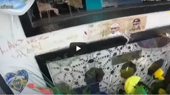 Grababa en la tumba de El Noba y registró sin querer una voz… ¿del cantante?