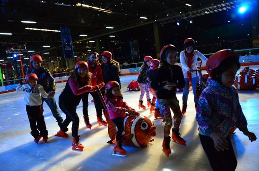 La pista de hielo, el gran furor