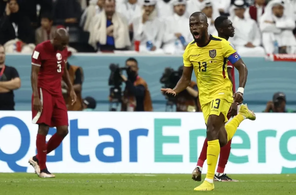 Ecuador le ganó a Qatar en el partido inaugural del Mundial