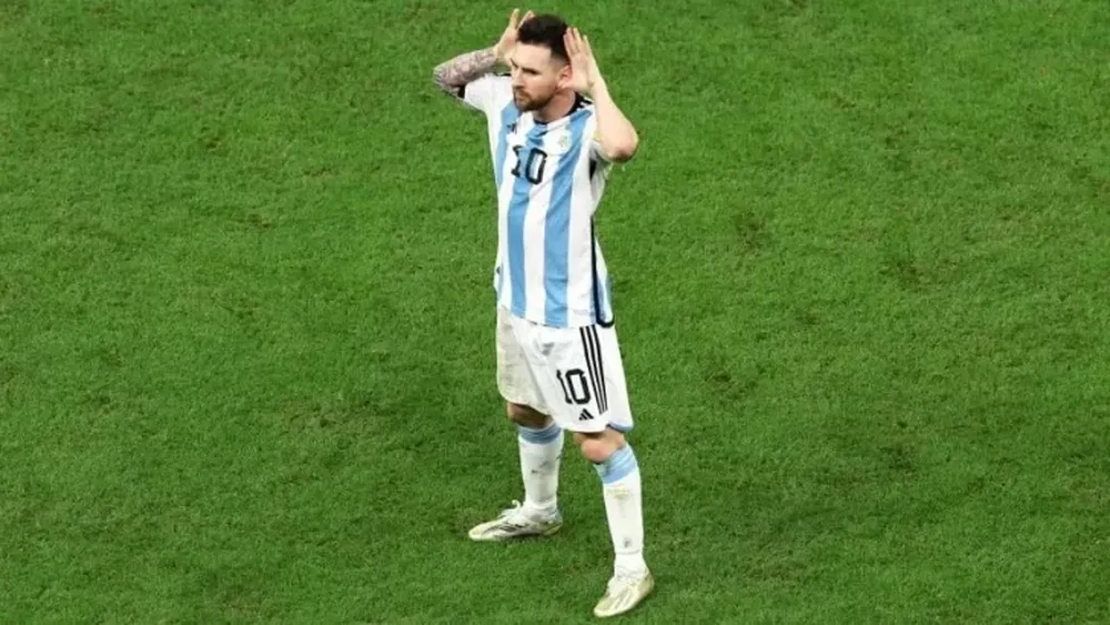 El festejo de Messi ante Países Bajos que no se vio