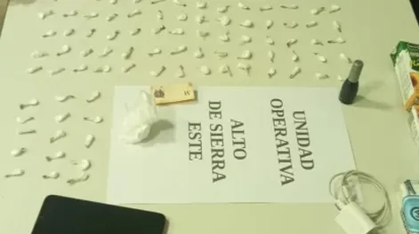 Una mujer con arresto domiciliario fue detenida con cocaína: “No me arruinés”