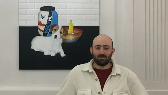 El sanjuanino que hace del arte un hogar