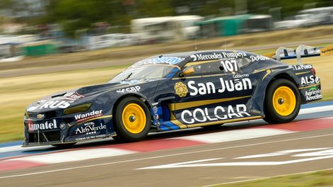 El sanjuanino Tobías Martínez compitiendo en el Turismo Carretera, donde fue sancionado tras la final disputada en Viedma.