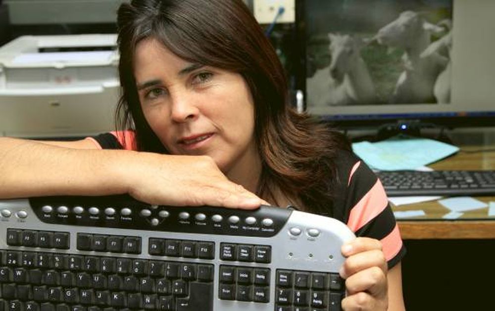 Mujeres que dan en la tecla