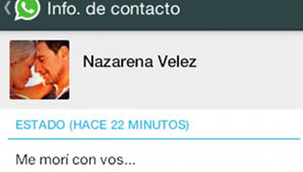 Nazarena Vélez y el fallecimiento de su marido: “Me morí con vos”